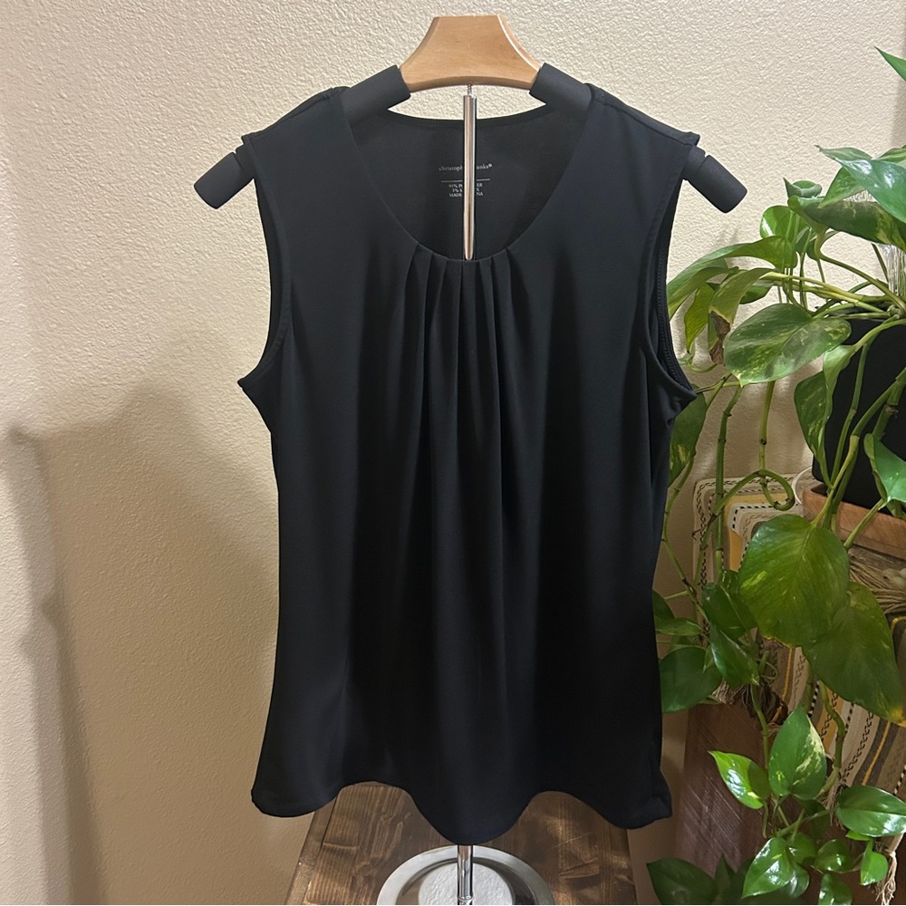 Christopher & Banks Black Sleeveless Tank